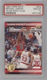 Michael Jordan from the 1992-93 Upper Deck  set graded by PSA and given an overall grade of 10.
