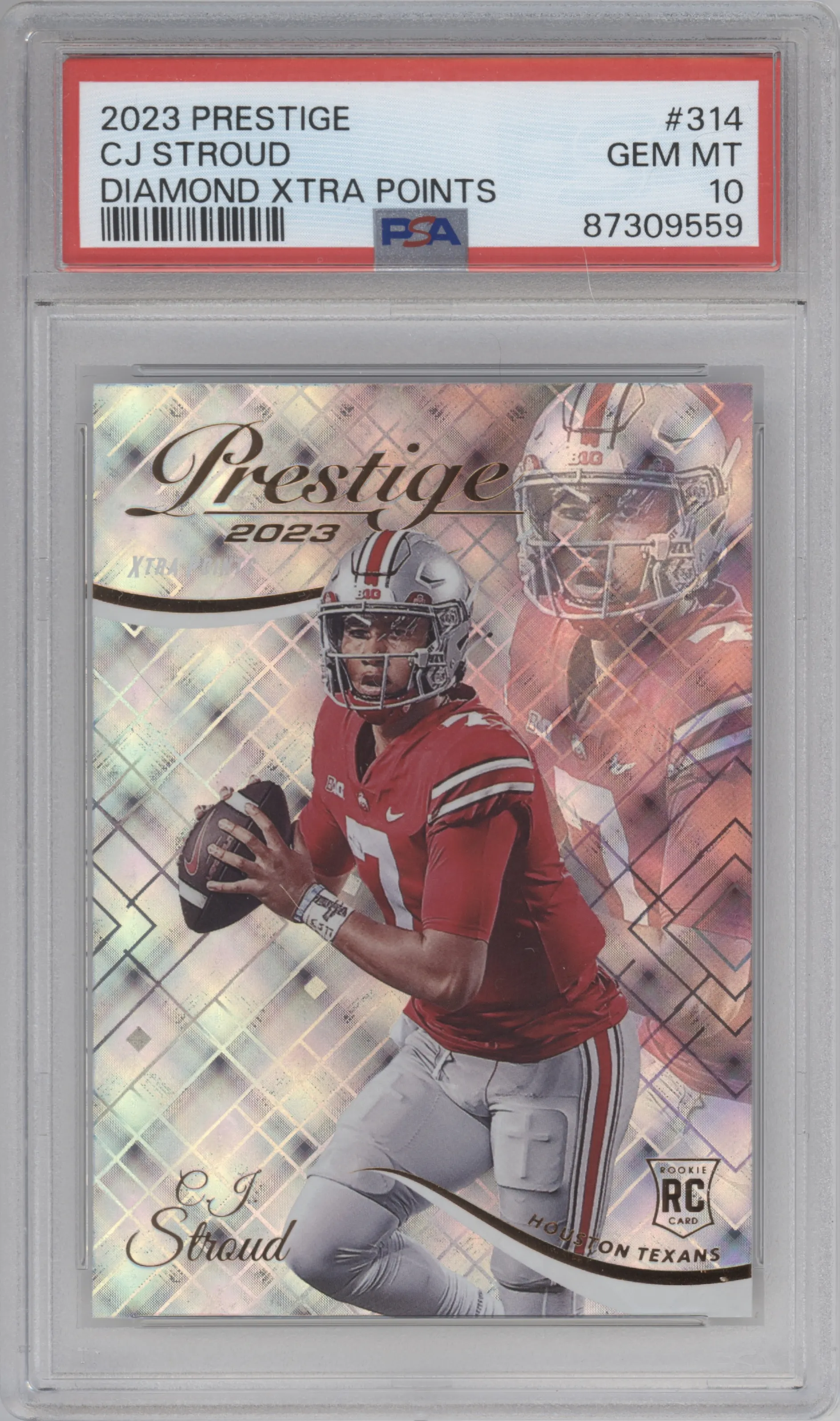 2023 Panini Prestige C.J. Stroud Xtra Points Diamond PSA 10