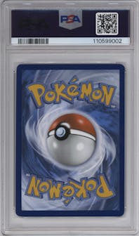 Charizard ex from the 2023 Pokemon SV set graded by PSA and given an overall grade of 10.