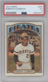 Roberto Clemente from the 1972 Topps set graded by PSA and given an overall grade of 3.