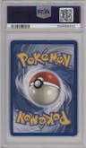 Alakazam from the 1999 Pokemon set graded by PSA and given an overall grade of 6.