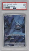 Duskull from the 2024 Pokemon SV set graded by PSA and given an overall grade of 9.