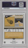 Treylon Burks from the 2022 Panini Classics set featuring a Green parallel graded by PSA and given an overall grade of 10.