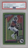 Treylon Burks from the 2022 Panini Classics set featuring a Green parallel graded by PSA and given an overall grade of 10.