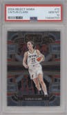Caitlin Clark from the 2024 Panini Select WNBA set graded by PSA and given an overall grade of 10.