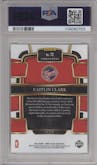 Caitlin Clark from the 2024 Panini Select WNBA set graded by PSA and given an overall grade of 10.