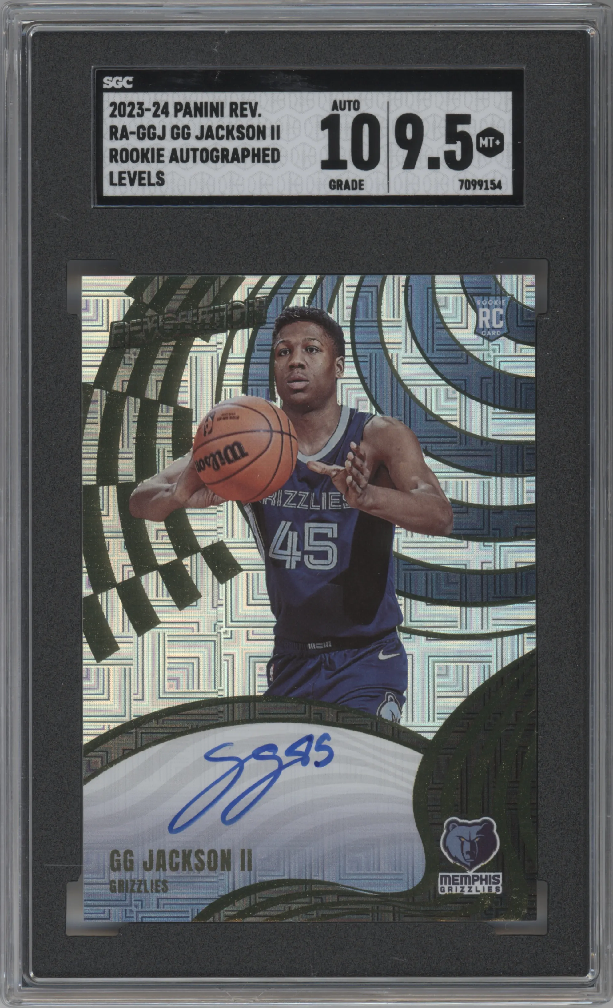 2023 Panini Revolution Rke.Auto GG Jackson II Levels SGC 9.5