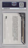 Victor Wembanyama from the 2023 Topps Now
 set graded by PSA and given an overall grade of 10.