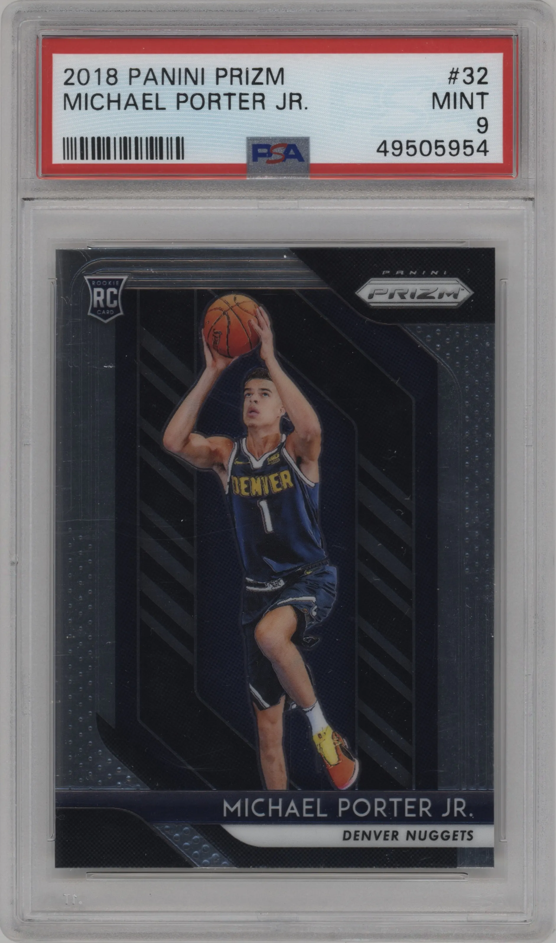 2018 Panini Prizm Michael Porter Jr. #32 PSA 9