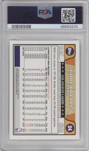 Kobe Bryant from the 2008-09 Topps set graded by PSA and given an overall grade of 9.
