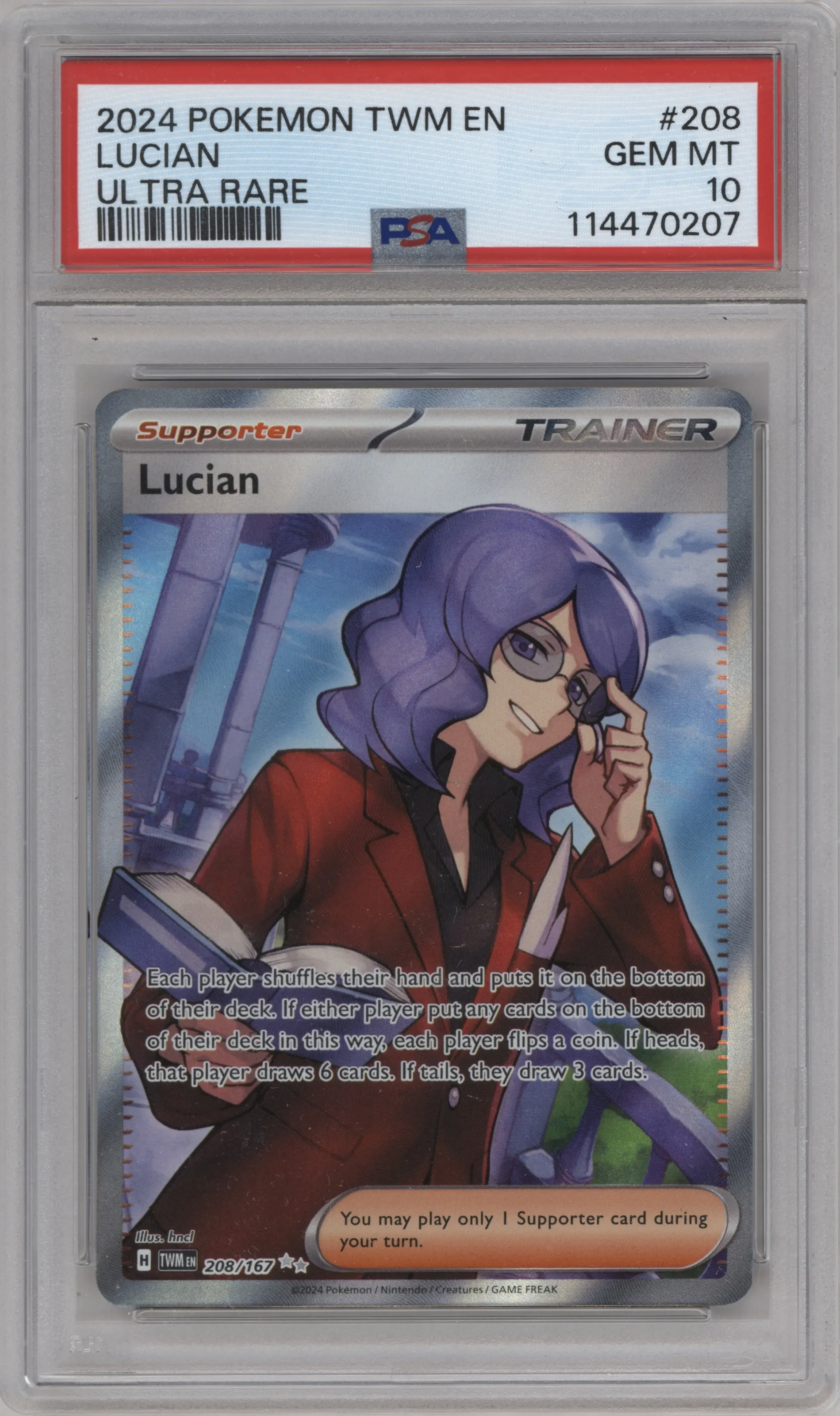 lucian pokemon card Lucian - 208/167 (TWM) Ultra Rare