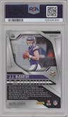 J.J. McCarthy from the 2024 Panini Prizm set featuring a Silver Prizm parallel graded by PSA and given an overall grade of 9.