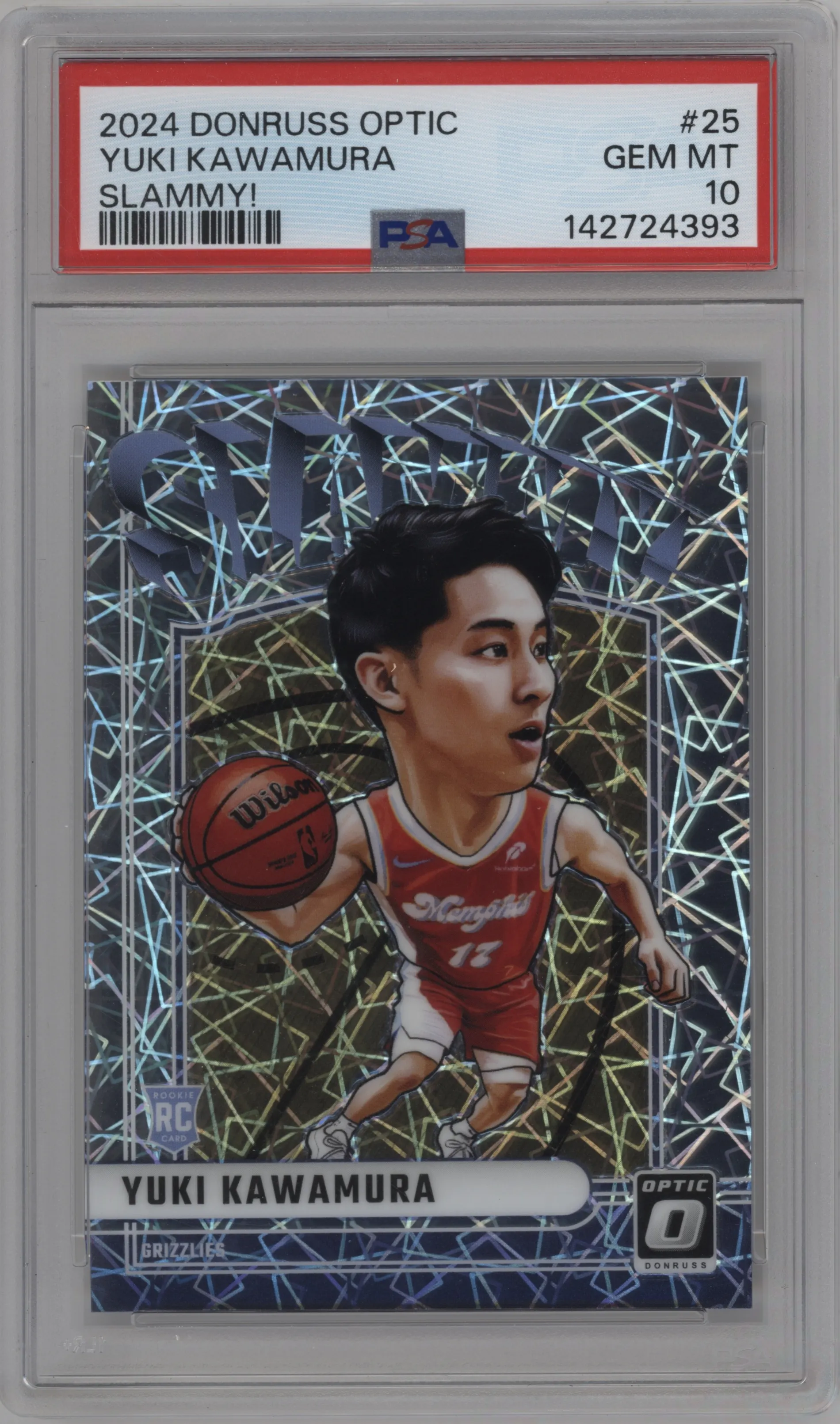 2024 Donruss Optic Slammy! Yuki Kawamura PSA 10