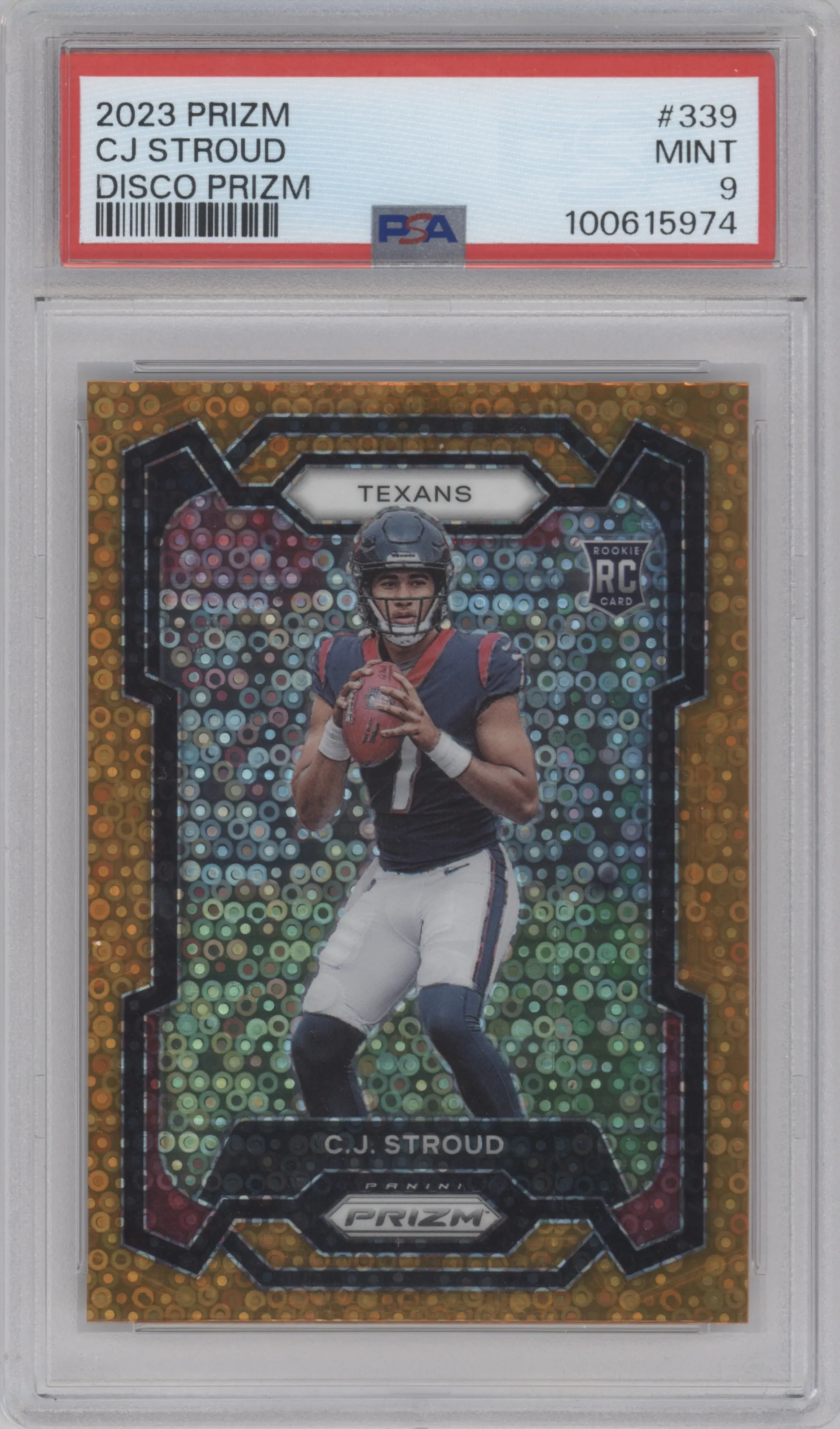 2023 Panini Prizm C.J. Stroud Disco PSA 9