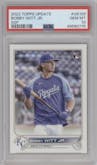 Bobby Witt Jr. from the 2022 Topps Update  set graded by PSA and given an overall grade of 10.