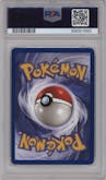 Dark Blastoise from the 2000 Pokemon set graded by PSA and given an overall grade of 8.