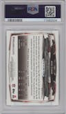 Mike Evans from the 2014 Topps Chrome set featuring a Refractor parallel graded by PSA and given an overall grade of 9.