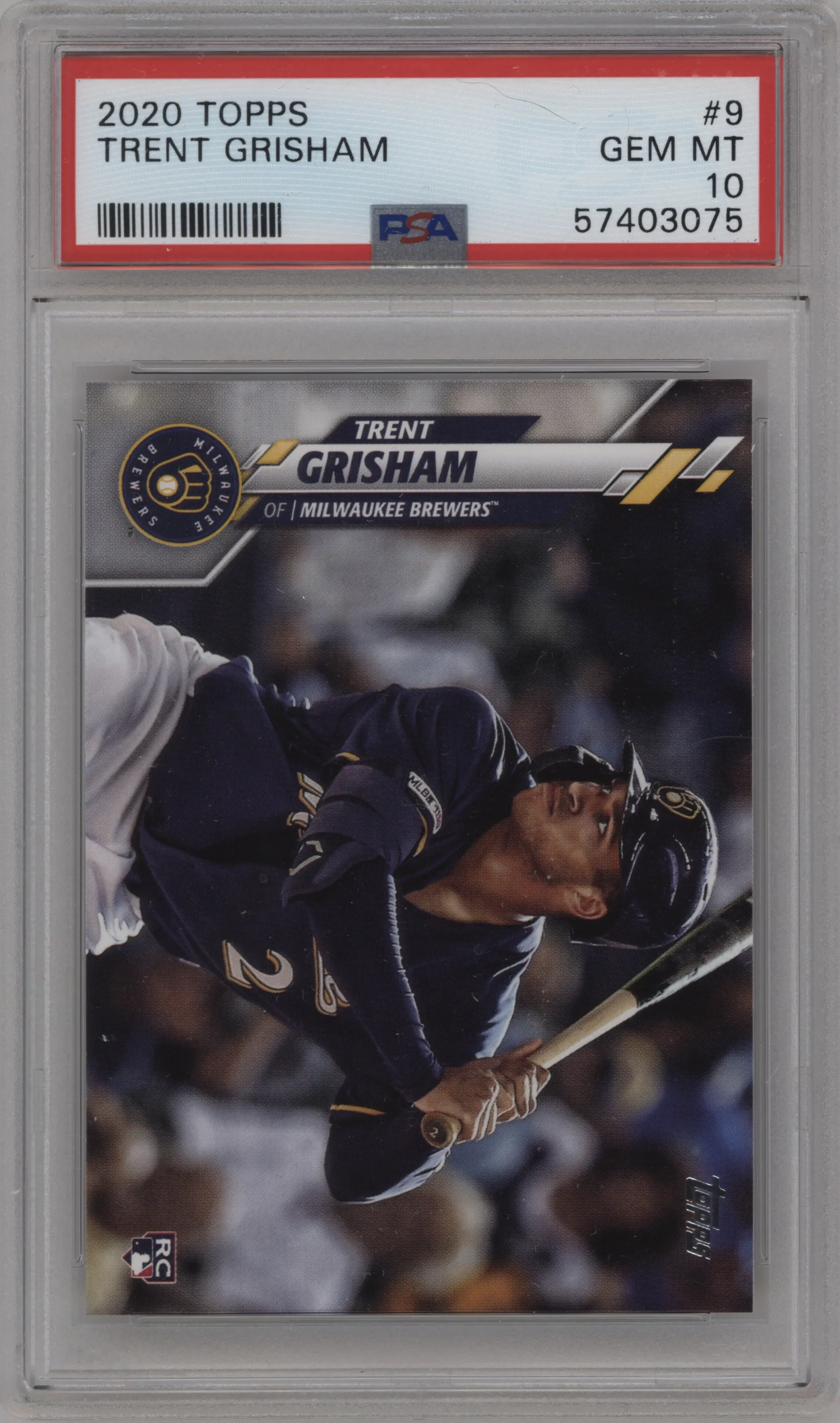 2020 Topps Series 1 Trent Grisham PSA 10
