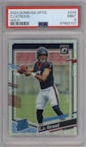 C.J. Stroud from the 2023 Donruss Optic set featuring a Holo parallel graded by PSA and given an overall grade of 9.