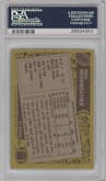 Mike Merriweather from the 1986 Topps set graded by PSA and given an overall grade of 10.