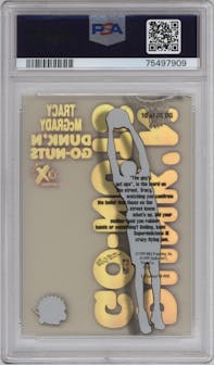 Tracy McGrady from the 1998-99 Skybox E-X Century set graded by PSA and given an overall grade of 9.