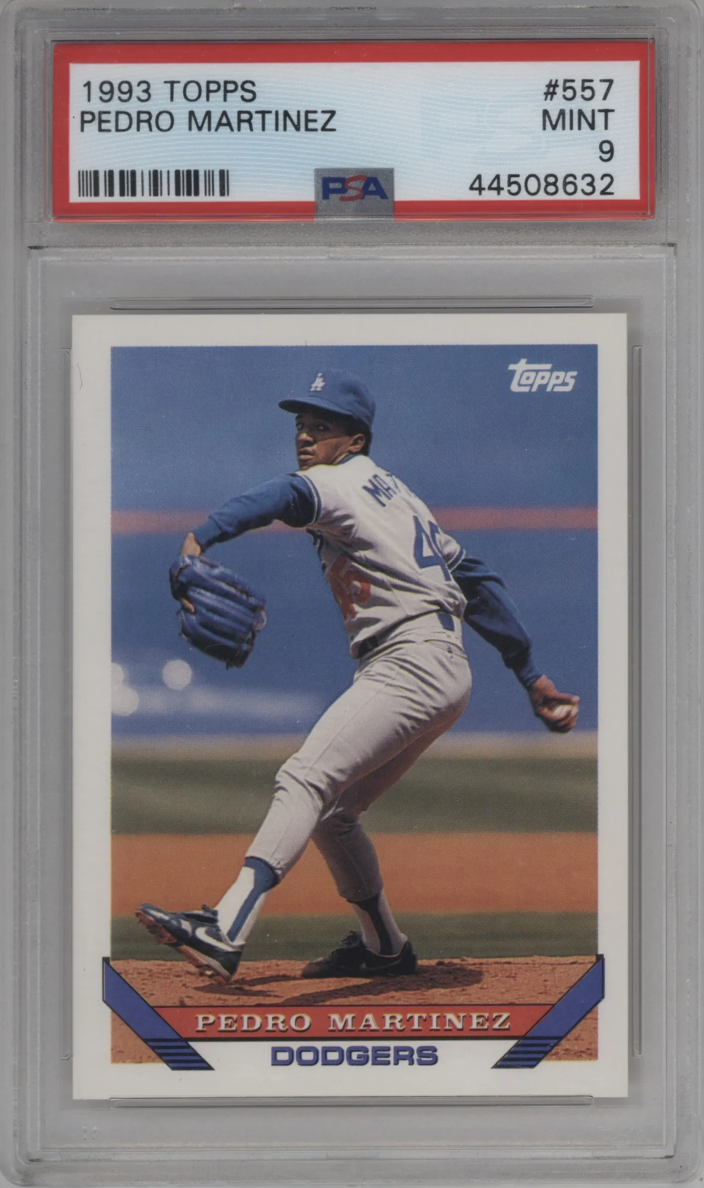 1993 Topps Pedro Martinez #557 PSA 9