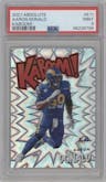 Aaron Donald from the 2021 Panini Absolute set graded by PSA and given an overall grade of 9.