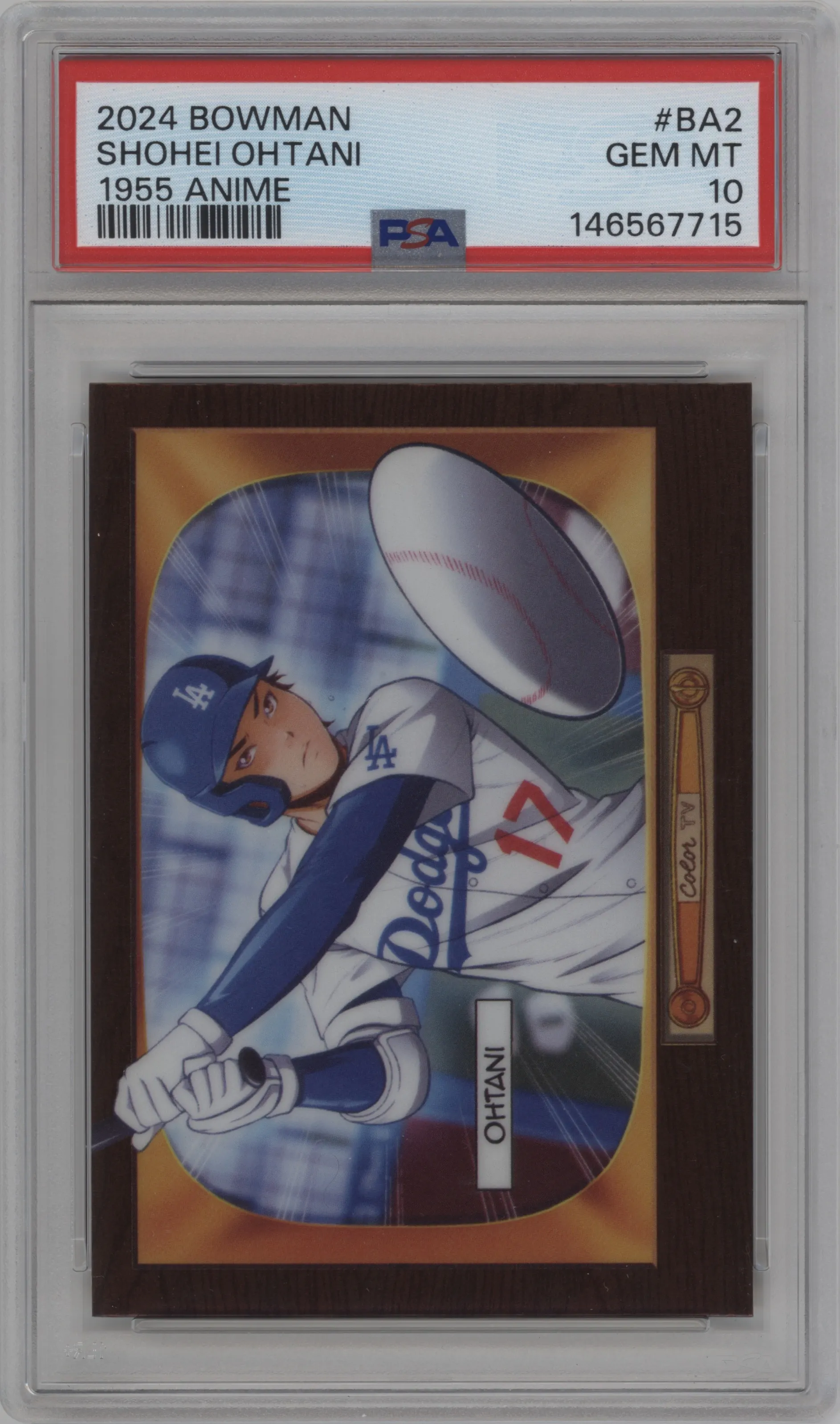 2024 Bowman '55 Anime Shohei Ohtani #BA-2 PSA 10