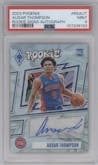 Ausar Thompson from the 2023-24 Panini Phoenix set graded by PSA and given an overall grade of 9.