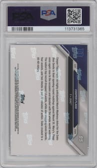  Cooper Flagg from the 2024 Bowman U Now March Madness set graded by PSA and given an overall grade of 10.