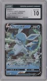 Glaceon V from the 2021 Pokemon SWSH JPN set graded by CSG and given an overall grade of 10.