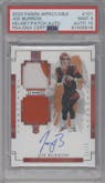 Joe Burrow from the 2020 Panini Impeccable set graded by PSA and given an overall grade of 9.
