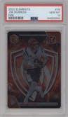 Joe Burrow from the 2022 Panini Elements set graded by PSA and given an overall grade of 10.