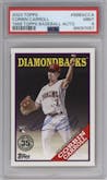 Corbin Carroll from the 2023 Topps Series 2 set graded by PSA and given an overall grade of 9.