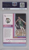 Jayson Tatum from the 2017-18 Panini Status set graded by PSA and given an overall grade of 10.