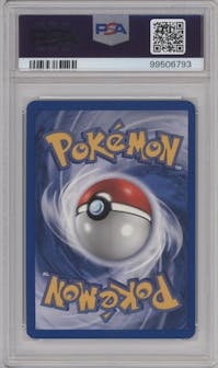Dark Raichu from the 2000 Pokemon set graded by PSA and given an overall grade of 9.