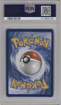M Charizard EX from the 2016 Pokemon XY set graded by PSA and given an overall grade of 10.