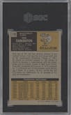 Fran Tarkenton from the 1971 Topps set graded by SGC and given an overall grade of 7.