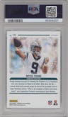 Bryce Young from the 2023 Donruss Optic set graded by PSA and given an overall grade of 10.