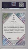 Bo Nix from the 2023 Bowman Chrome University set graded by PSA and given an overall grade of 10.