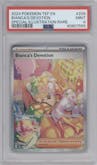Bianca's Devotion from the 2024 Pokemon SV set graded by PSA and given an overall grade of 9.