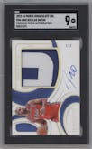 Nicolas Batum  from the 2023-24 Panini Immaculate Collection set featuring a Gold parallel graded by SGC and given an overall grade of 9.