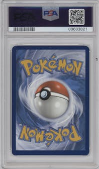 Pineco from the 2024 Pokemon SV set graded by PSA and given an overall grade of 10.