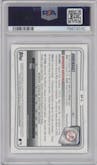 Jasson Dominguez from the 2020 Bowman set graded by PSA and given an overall grade of 10.