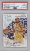 Rick Fox from the 2022-23 Panini Court Kings set featuring a Ruby  parallel graded by PSA and given an overall grade of 10.