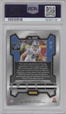 Jack Campbell from the 2023 Panini Prizm set featuring a Blue Sparkle parallel graded by PSA and given an overall grade of 10.