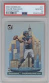 Caleb Williams from the 2024 Donruss set graded by PSA and given an overall grade of 10.