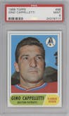 Gino Cappelletti from the 1968 Topps set graded by PSA and given an overall grade of 9.