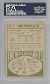 Gino Cappelletti from the 1968 Topps set graded by PSA and given an overall grade of 9.