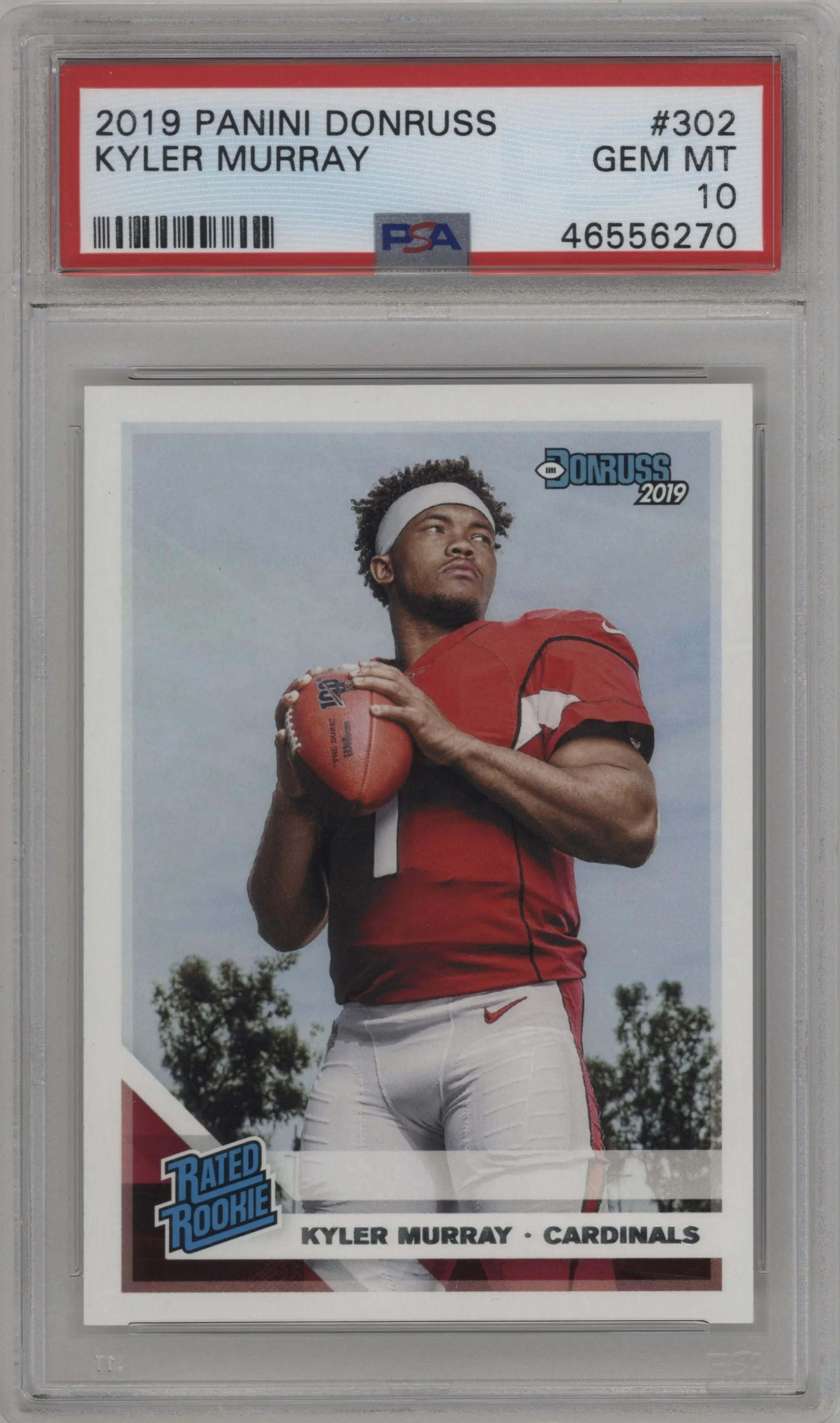 2019 Panini Donruss Rated Rookie Kyler Murray PSA 10